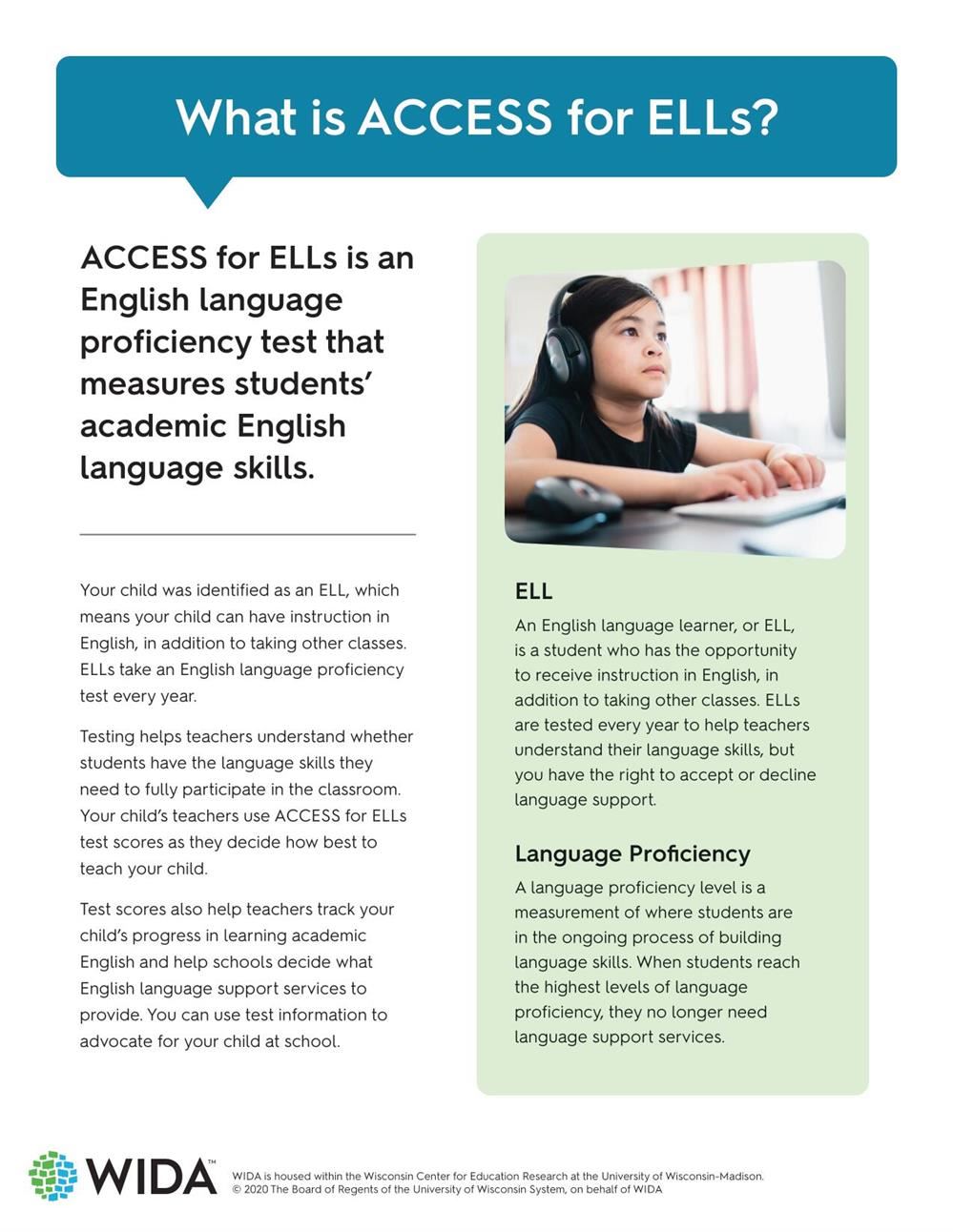  ACCESS Testing for ELs 